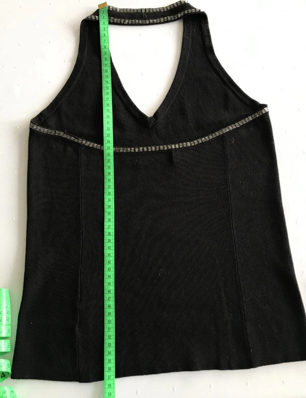 Tommy Hilfiger mooie zwarte top met pareltjes afgewerkt . – photo 10